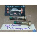 OEM 1959 1960 CADILLAC 390 ENGINE STARTER MOTOR MOUNTING BOLTS ~ SET OF 2